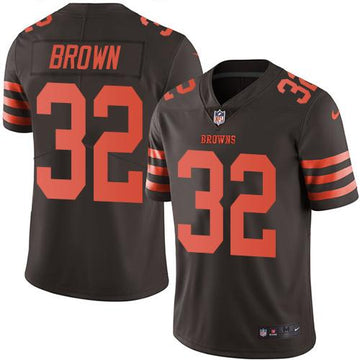 Jim Brown Cleveland Browns brown jersey