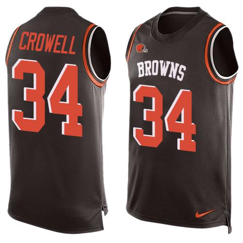 Isaiah Crowell Cleveland Browns brown jersey