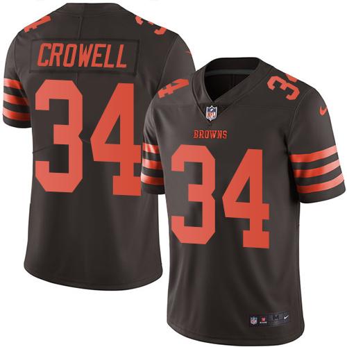 Isaiah Crowell Cleveland Browns brown jersey