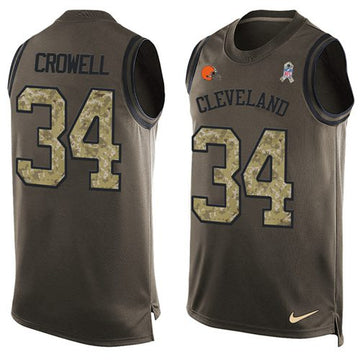 Isaiah Crowell Cleveland Browns green Salute To Service jersey