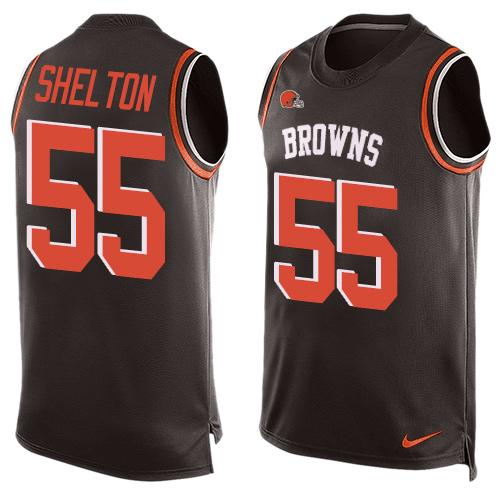 Danny Shelton Cleveland Browns brown jersey
