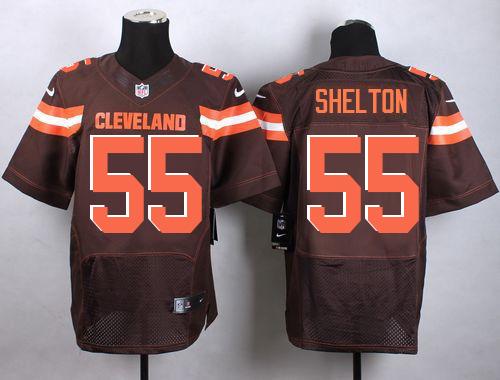 Danny Shelton Cleveland Browns brown Elite jersey
