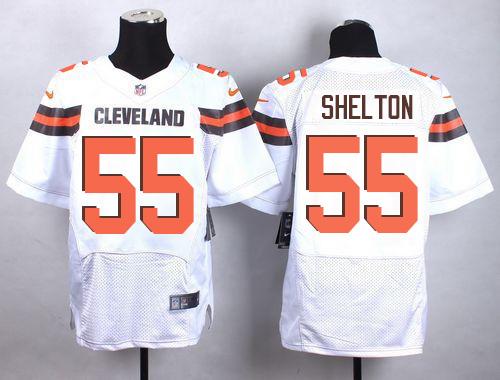 Danny Shelton Cleveland Browns white Elite jersey