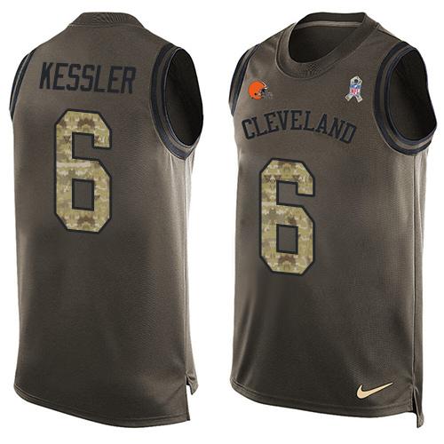Cody Kessler Cleveland Browns green Salute To Service jersey