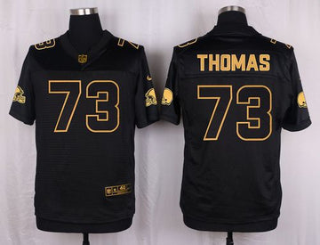 Joe Thomas Cleveland Browns black Gold Collection jersey