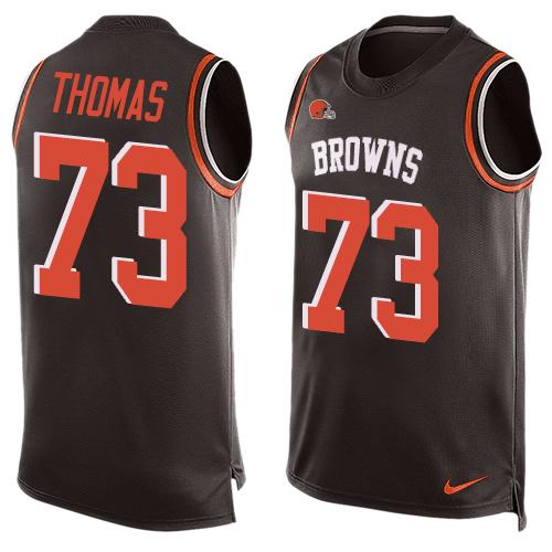 Joe Thomas Cleveland Browns brown jersey