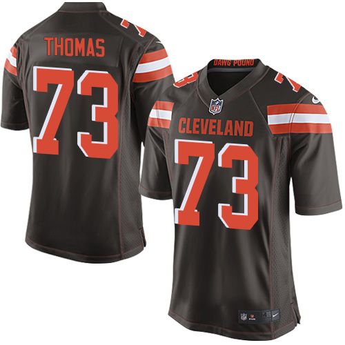 Joe Thomas Cleveland Browns brown Elite jersey