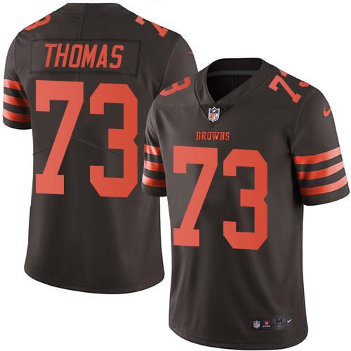 Joe Thomas Cleveland Browns brown jersey