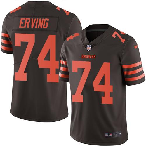 Cameron Erving Cleveland Browns brown jersey