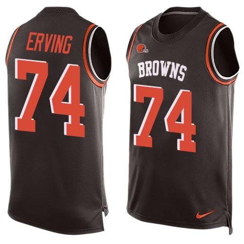 Cameron Erving Cleveland Browns brown jersey