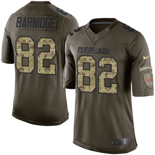 Gary Barnidge Cleveland Browns green Salute To Service jersey