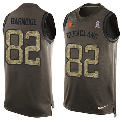 Gary Barnidge Cleveland Browns green Salute To Service jersey