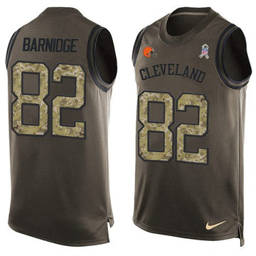 Gary Barnidge Cleveland Browns green Salute To Service jersey