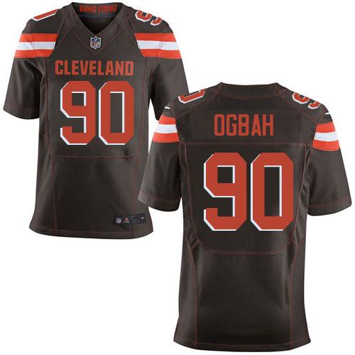 Emmanuel Ogbah Cleveland Browns brown Elite jersey
