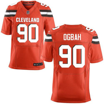 Emmanuel Ogbah Cleveland Browns orange Elite jersey