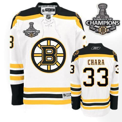 Boston Bruins white jersey
