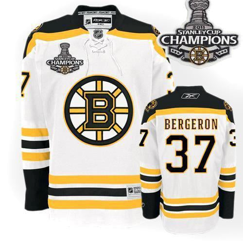 Boston Bruins white jersey