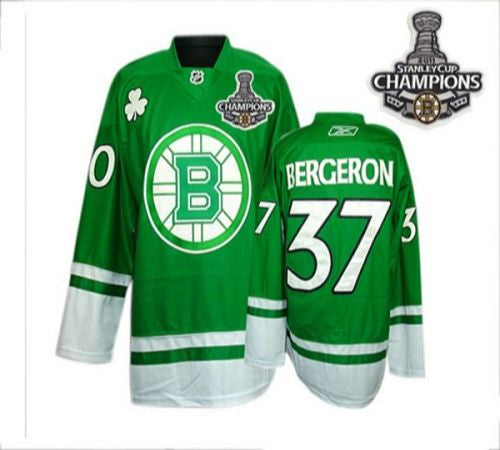 Boston Bruins green jersey
