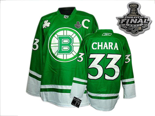 Boston Bruins green jersey