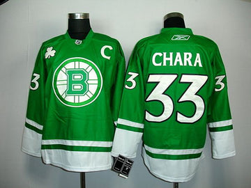 Chara Boston Bruins green jersey