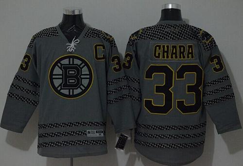 Zdeno Chara Boston Bruins charcoal Fashion jersey