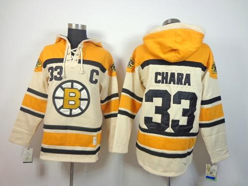 Zdeno Chara Boston Bruins cream jersey