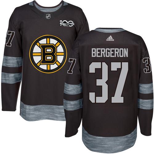 Patrice Bergeron Boston Bruins black jersey