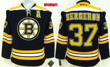 Patrice Bergeron Boston Bruins black Home jersey