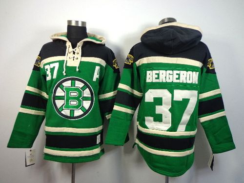 Patrice Bergeron Boston Bruins green jersey