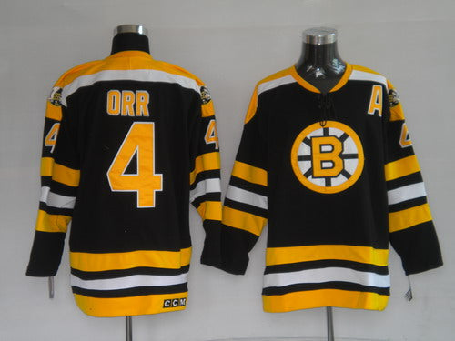 Bobby Orr CCM Boston Bruins black jersey
