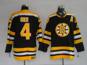 Bobby Orr CCM Boston Bruins black Throwback jersey