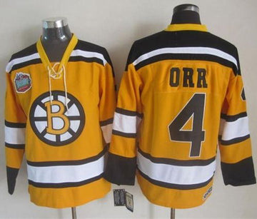 Bobby Orr Boston Bruins yellow Winter Classic jersey
