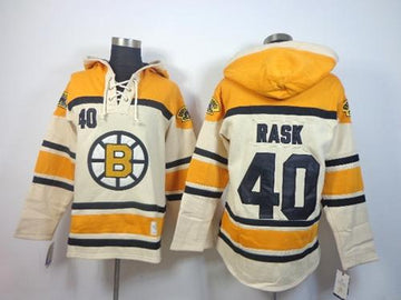 Tuukka Rask Boston Bruins cream jersey