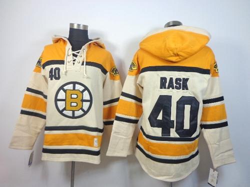 Tuukka Rask Boston Bruins cream jersey