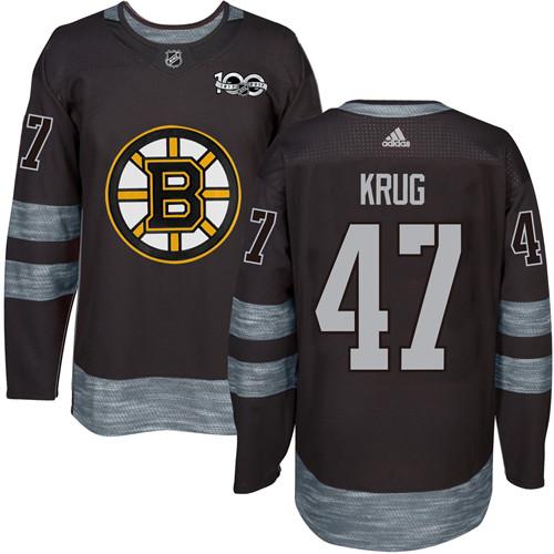 Torey Krug Boston Bruins black jersey
