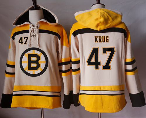 Torey Krug Boston Bruins cream jersey