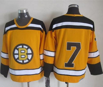 Phil Esposito Boston Bruins yellow Throwback jersey
