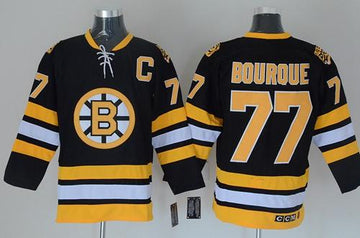 Ray Bourque Boston Bruins black Throwback jersey