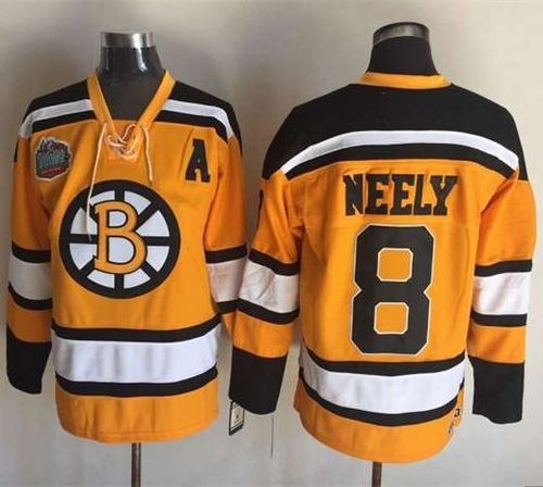 Cam Neely Boston Bruins yellow Winter Classic jersey