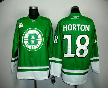 Chris Horton Boston Bruins green jersey