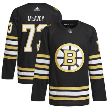 Charlie McAvoy Boston Bruins black jersey