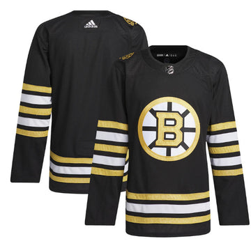Custom Boston Bruins black jersey