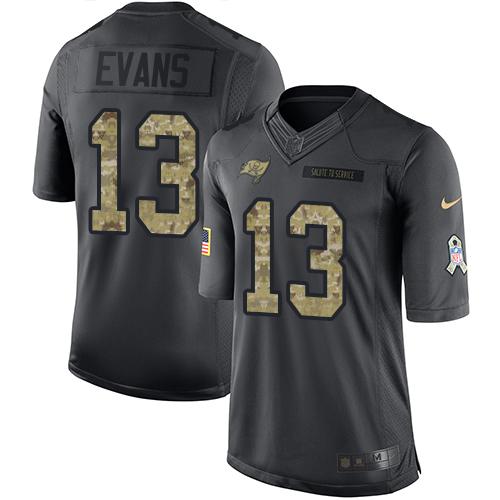 Mike Evans Tampa Bay Buccaneers black Salute To Service jersey
