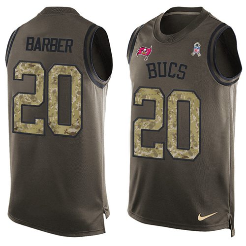 Ronde Barber Tampa Bay Buccaneers green Salute To Service jersey