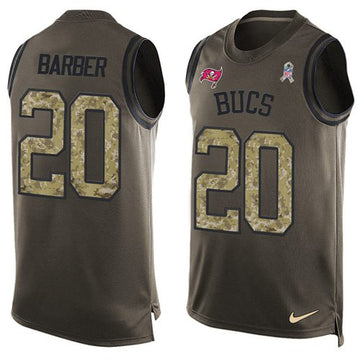 Ronde Barber Tampa Bay Buccaneers green Salute To Service jersey
