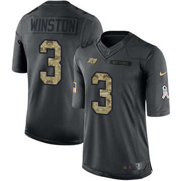 Jameis Winston Tampa Bay Buccaneers black Salute To Service jersey