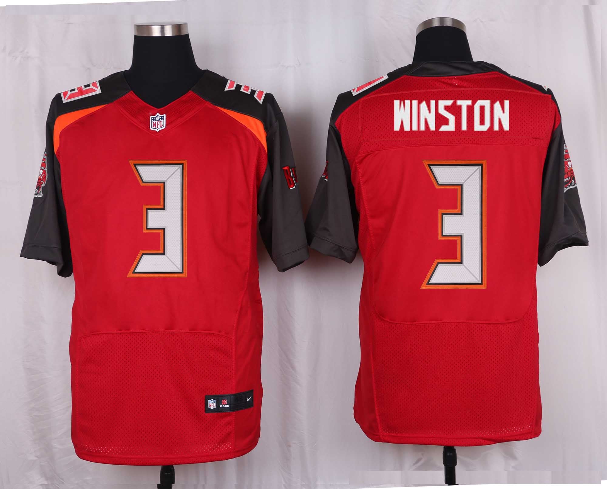 Jameis Winston Tampa Bay Buccaneers red Elite jersey