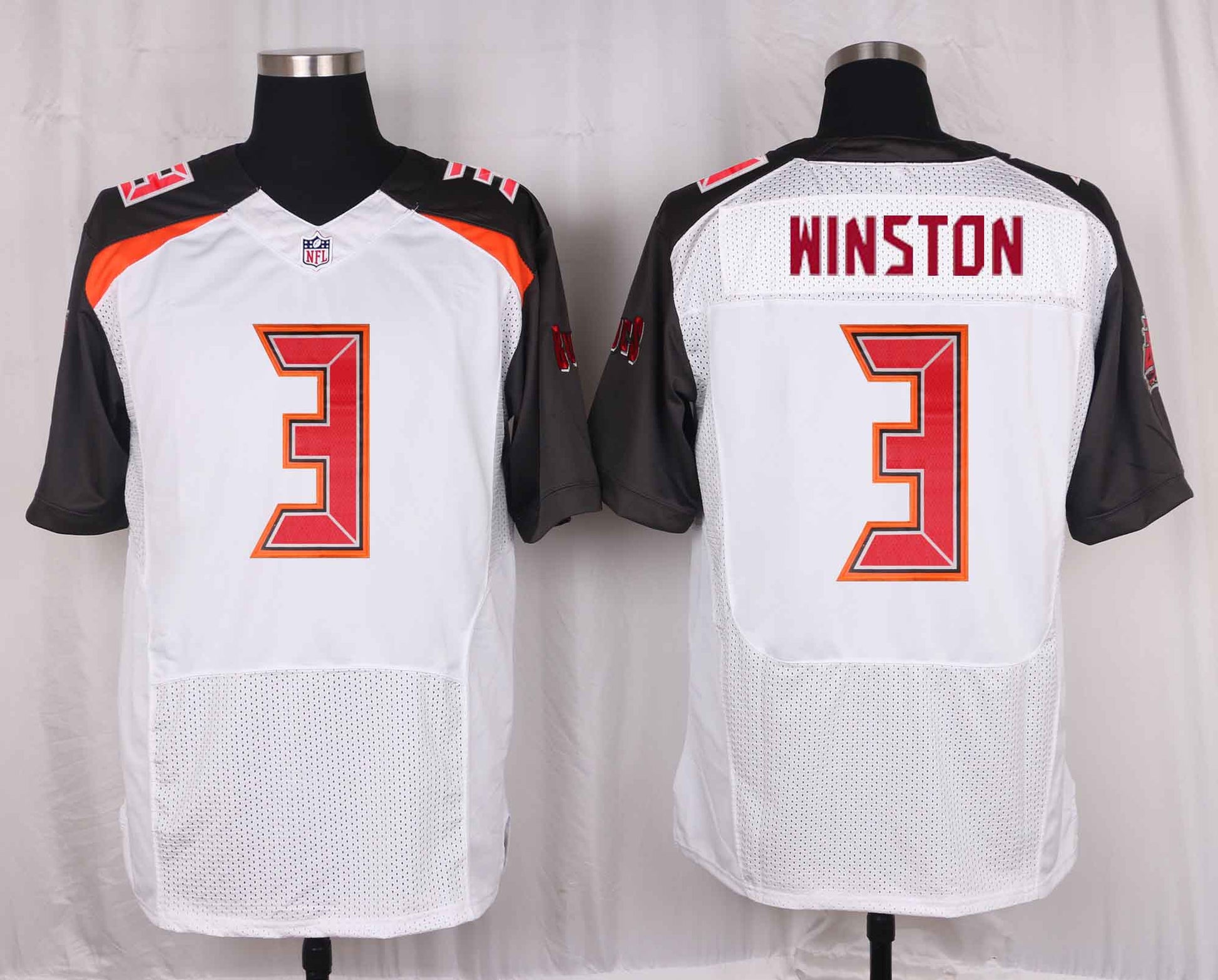 Jameis Winston Tampa Bay Buccaneers white Elite jersey