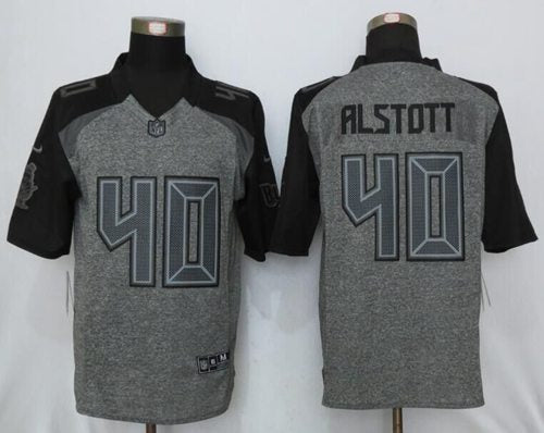 Mike Alstott Tampa Bay Buccaneers gray jersey