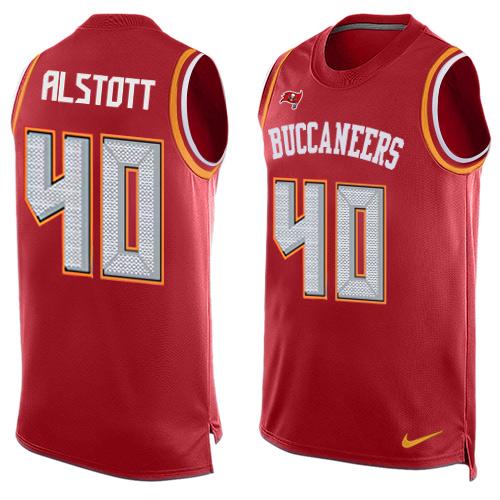 Mike Alstott Tampa Bay Buccaneers red jersey